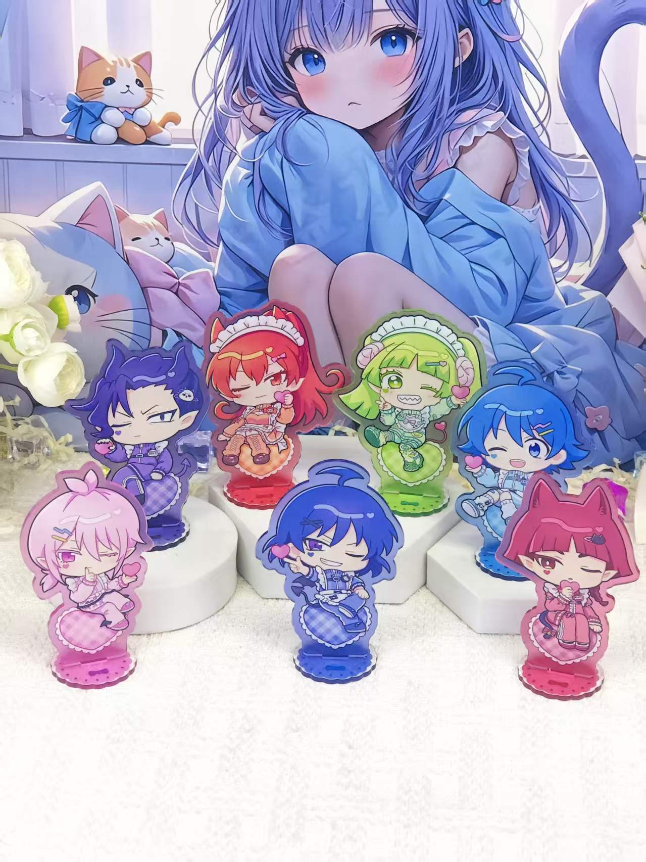 Figma Stand Set - Набор акриловых подставок в стиле «Чиби-мейд»