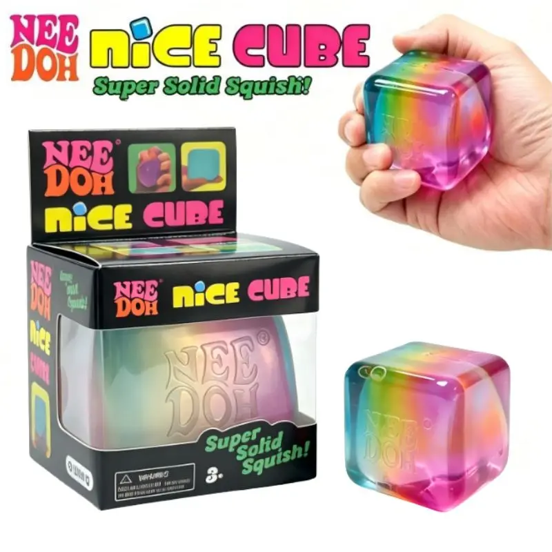 Schylling NeeDoh Rainbow Cube  – обзор и цена Fidget Cube Original